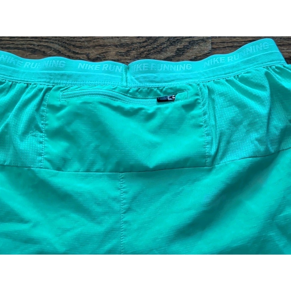 Nike Men's Dri-FIT Stride 5" Running Shorts Lined Green Sz M DM4755-369 - Picture 7 of 9